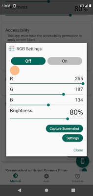 RGB Settings screenshot 1