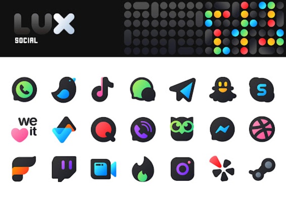 LuX IconPack screenshot 1