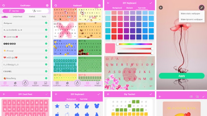 CoolFonts Keyboard screenshot 1