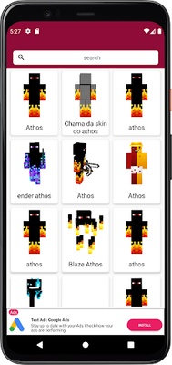 Skin do Athos Para Minecraft screenshot 1