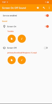 Screen On Off Sound screenshot 1