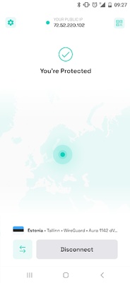 DVPN screenshot 1