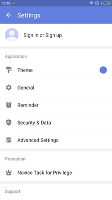 TickTick screenshot 1