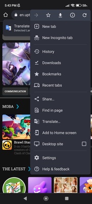 Chrome Beta screenshot 1