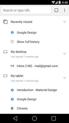 Chrome Beta screenshot 1