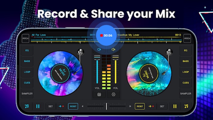 DJ Music mixer - DJ Mix Studio screenshot 1