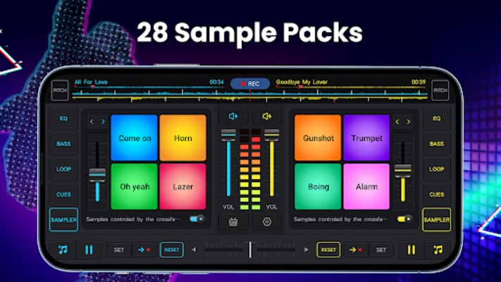 DJ Music mixer - DJ Mix Studio screenshot 1