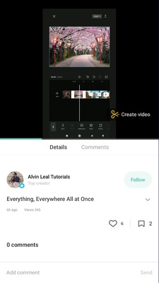 CapCut screenshot 1