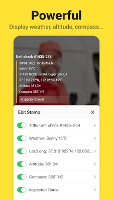 Timemark: Timestamp Camera,GPS screenshot 1