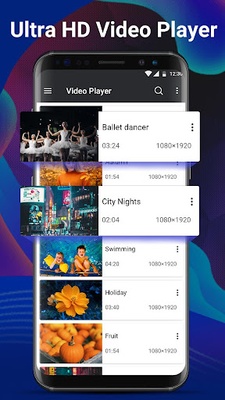 Video Player - Full HD Format screenshot 1