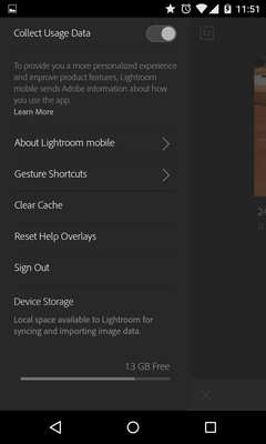 Adobe Photoshop Lightroom screenshot 1