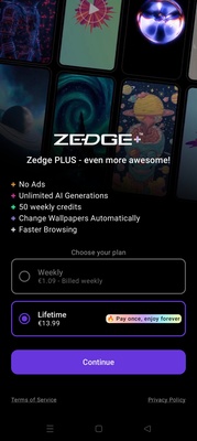 Zedge screenshot 1