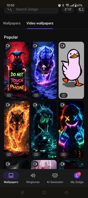 Zedge screenshot 1