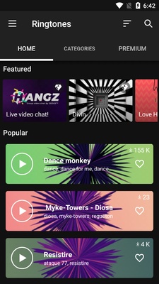 Zedge screenshot 1