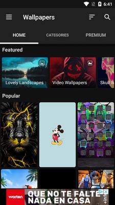 Zedge screenshot 1