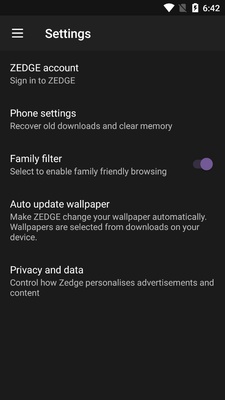 Zedge screenshot 1