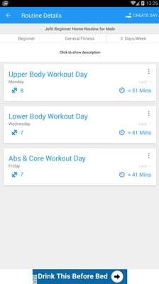 JEFIT screenshot 1