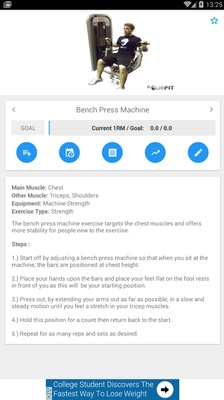 JEFIT screenshot 1