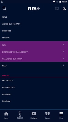 FIFA+ screenshot 1