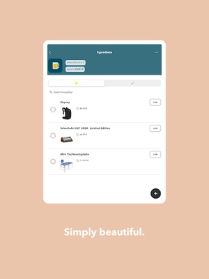 Wishlists screenshot 1