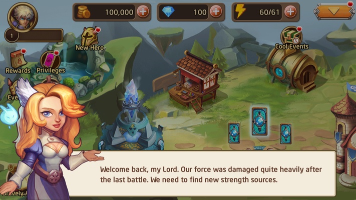Heroes Legend: Idle Battle War screenshot 1