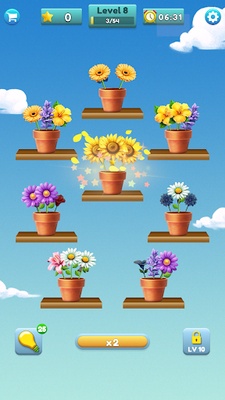 Flower Matching Game screenshot 1