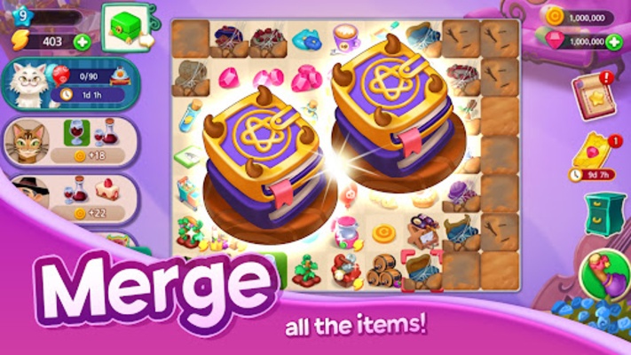 Merge Witch : Magic Story screenshot 1