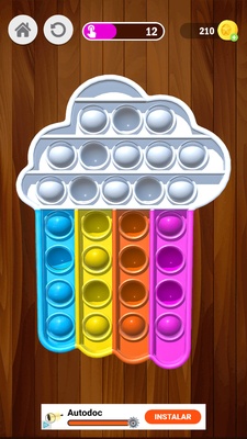 Antistress relaxing toy game screenshot 1