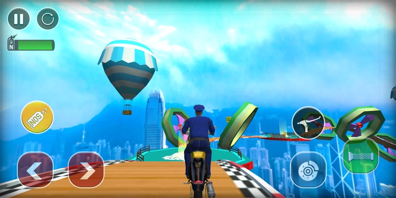 Police Bike Stunts Games screenshot 1