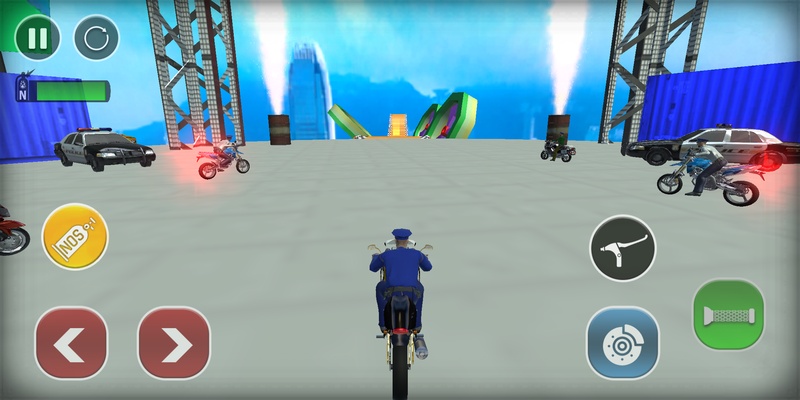 Police Bike Stunts Games screenshot 1