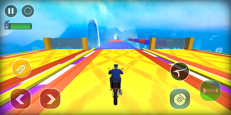 Police Bike Stunts Games screenshot 1