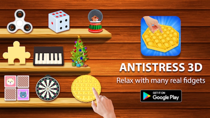 Antistress Pop it Toy 3D Games screenshot 1