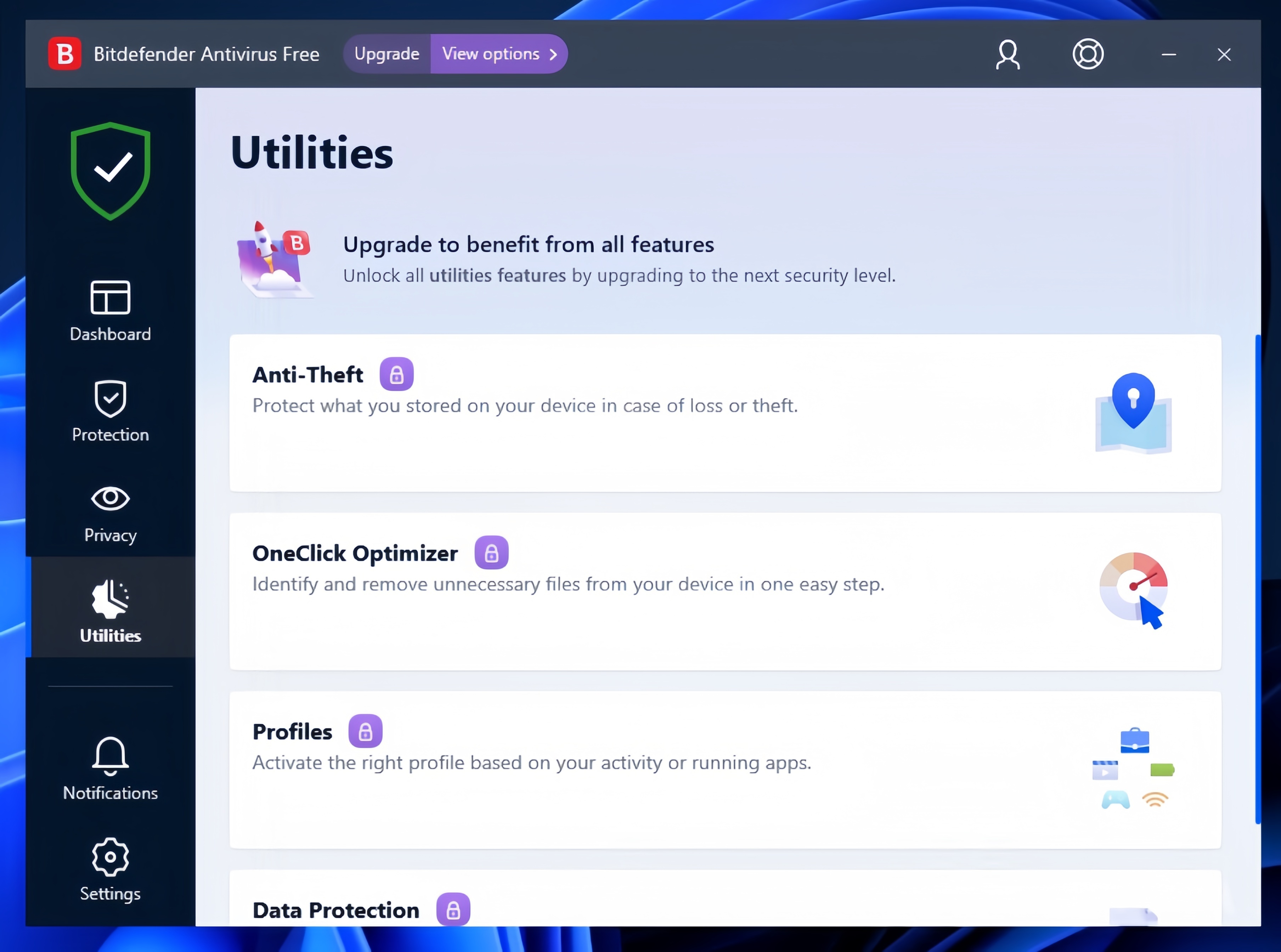 Bitdefender screenshot 1