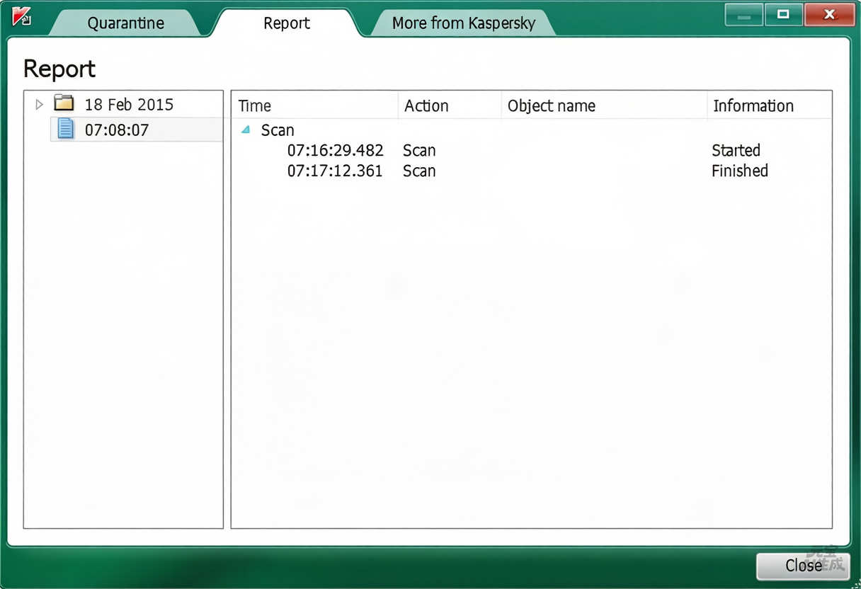 Kaspersky Virus Removal Tool screenshot 1