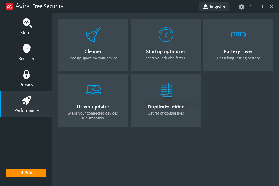 Avira Free Security screenshot 1
