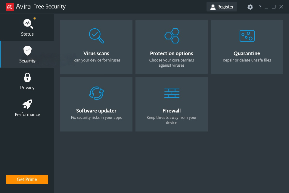 Avira Free Security screenshot 1