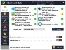 S.O.S Security Suite screenshot 1