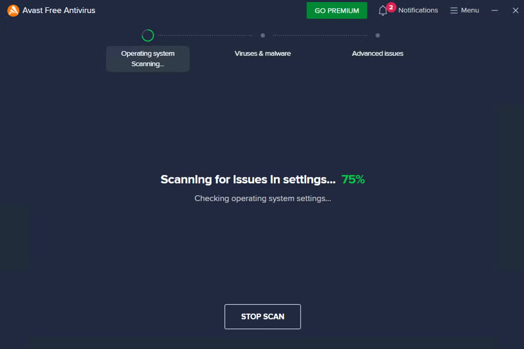 Avast Free Antivirus screenshot 1