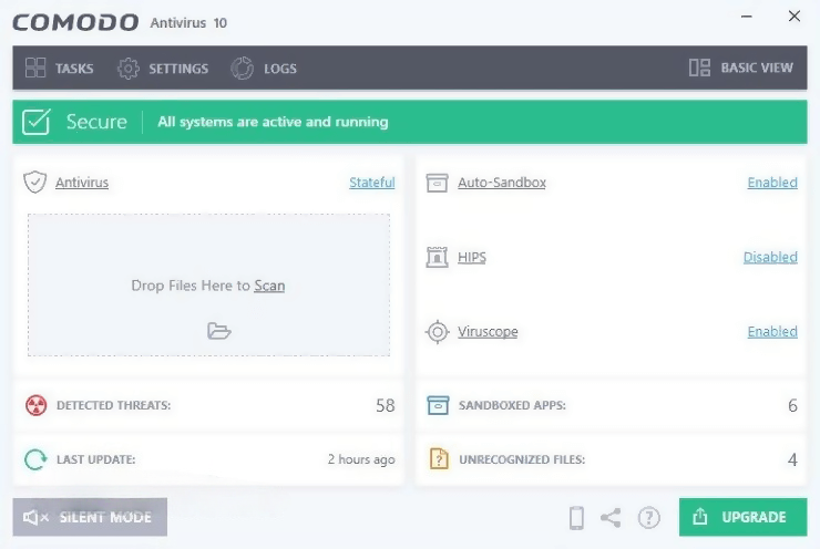 Comodo Antivirus Software screenshot 1