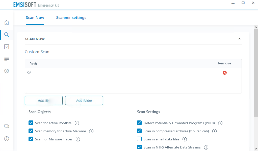 Vir.IT eXplorer Lite screenshot 1