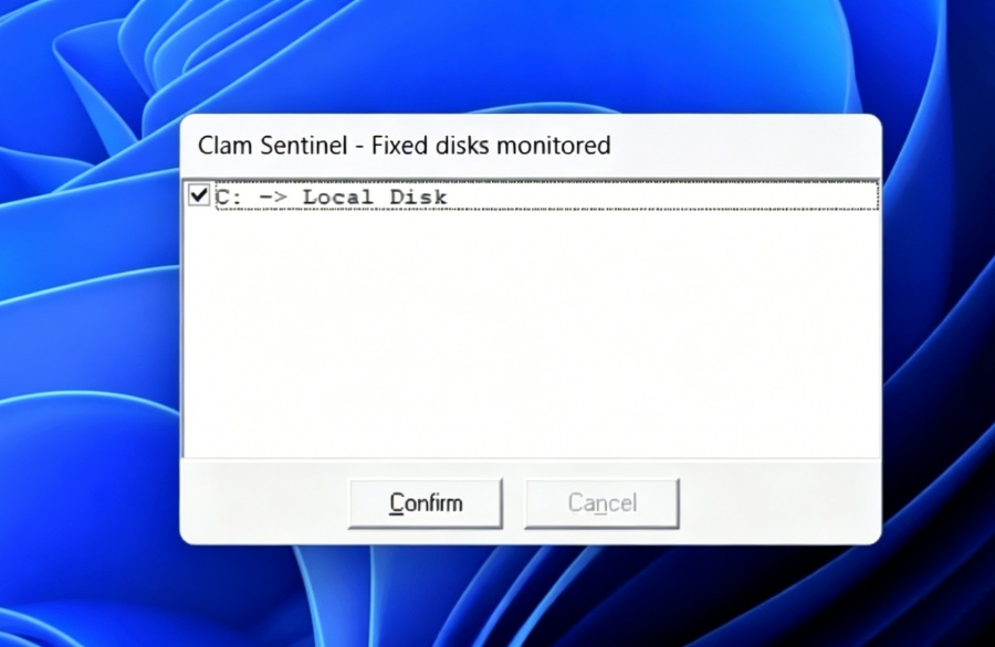 Clam Sentinel screenshot 1