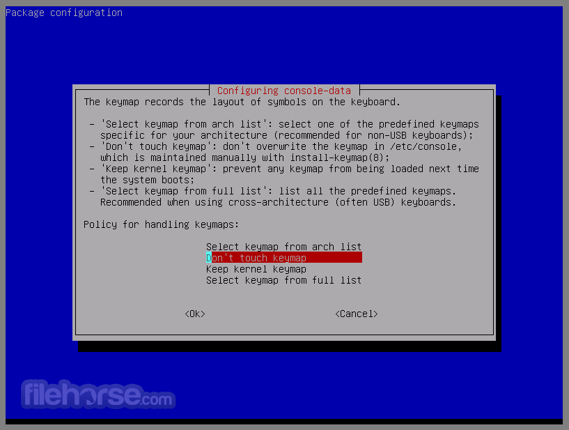 Clonezilla screenshot 1