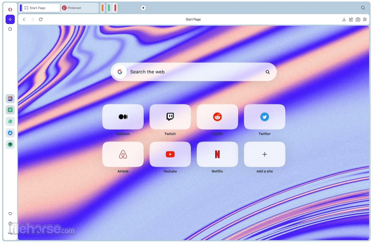 Opera 132.0 Build 5905.22 (64-bit) screenshot 1