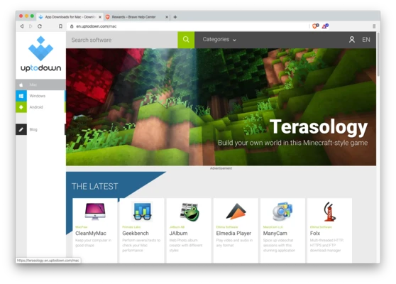 Brave Browser for Mac screenshot 1
