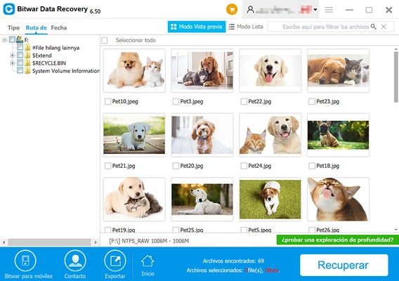 Bitwar Data Recovery screenshot 1