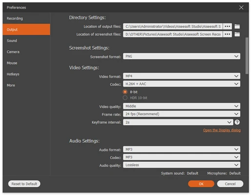 Aiseesoft Screen Recorder screenshot 1