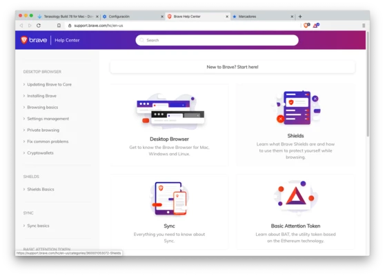 Brave Browser for Mac screenshot 1