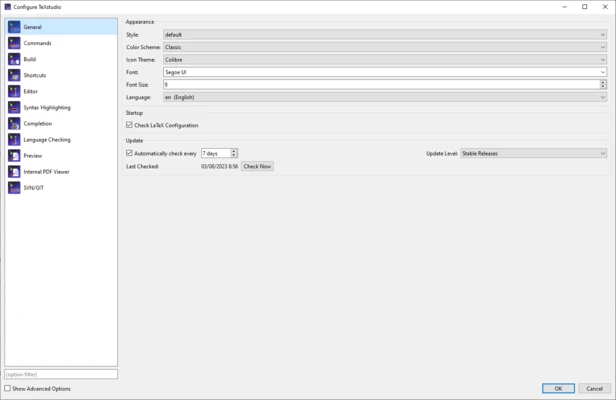 TeXstudio screenshot 1
