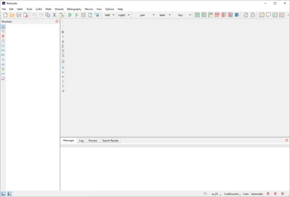 TeXstudio screenshot 1