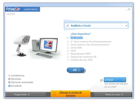 PrivaZer 4.0.123.0 screenshot 1
